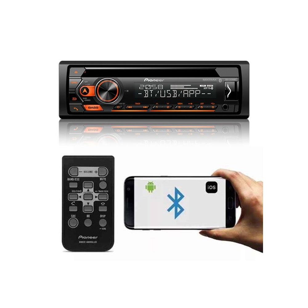 Toca Cd Pioneer Usb Bluetooth Controle Dehs Bt Fortaleza Distribuidora