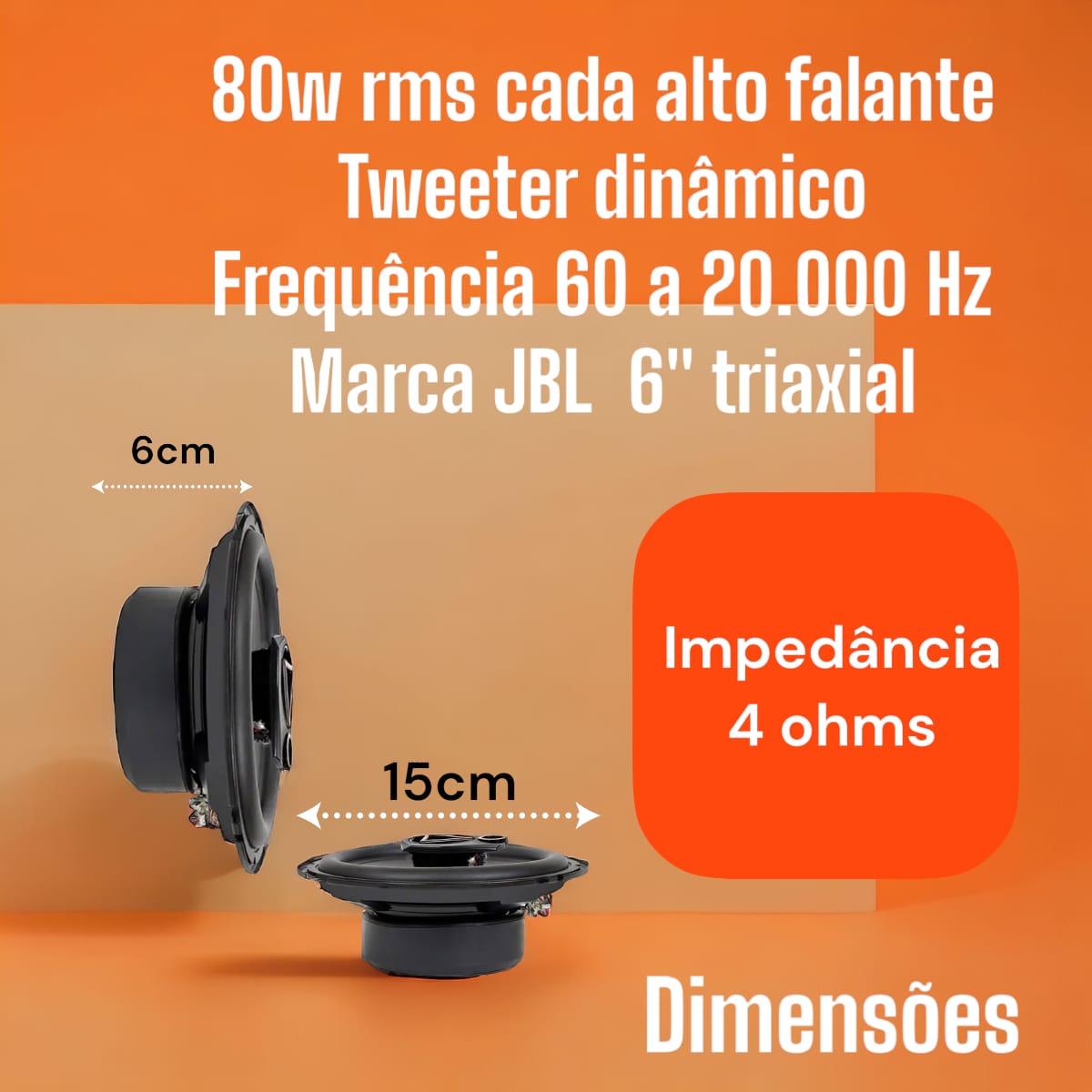 Alto Falante Jbl Pol W Rms Trms Fortaleza Distribuidora